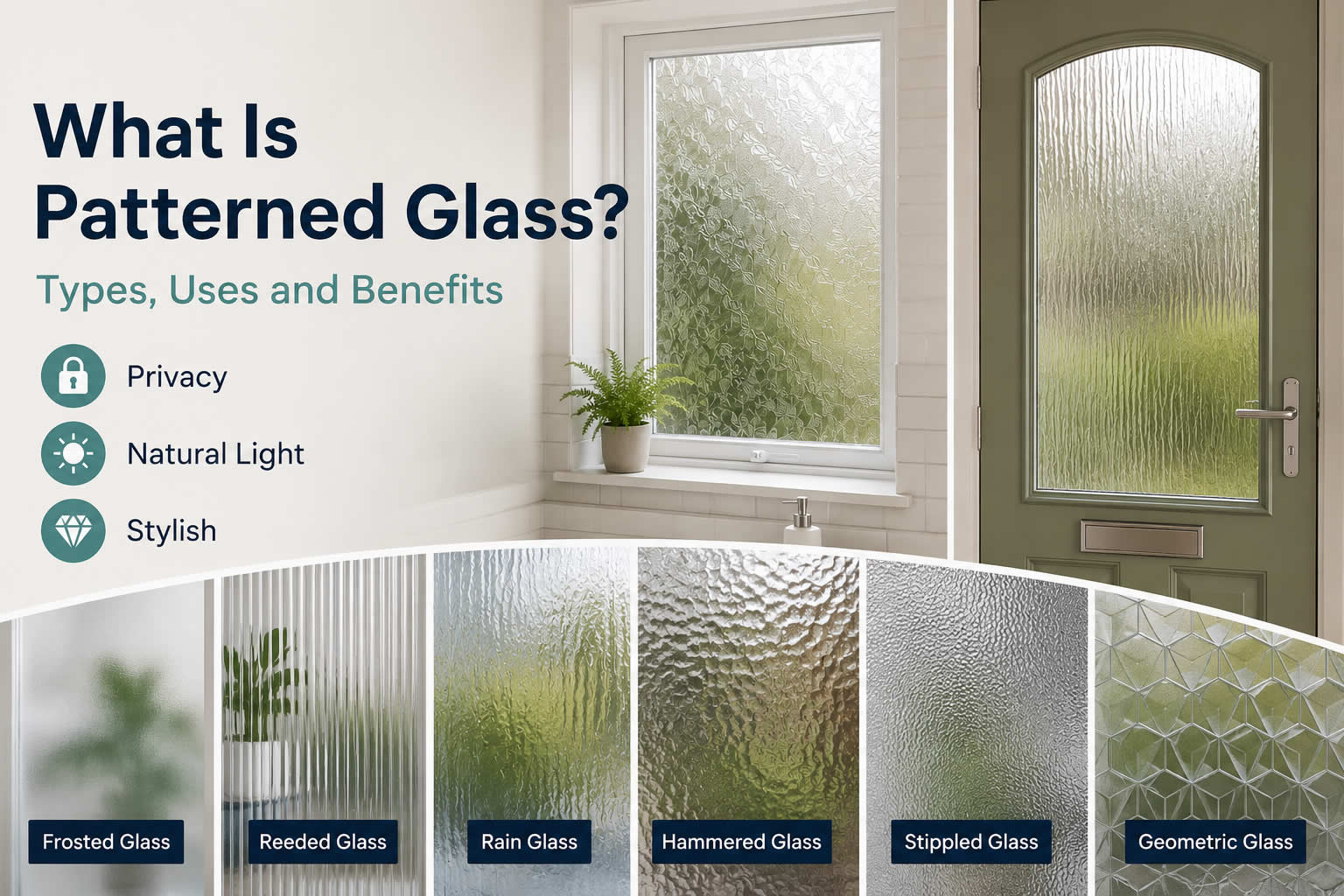 What Is Patterned Glass? Types, Uses and Benefits What Is Patterned Glass? Types, Uses and Benefits